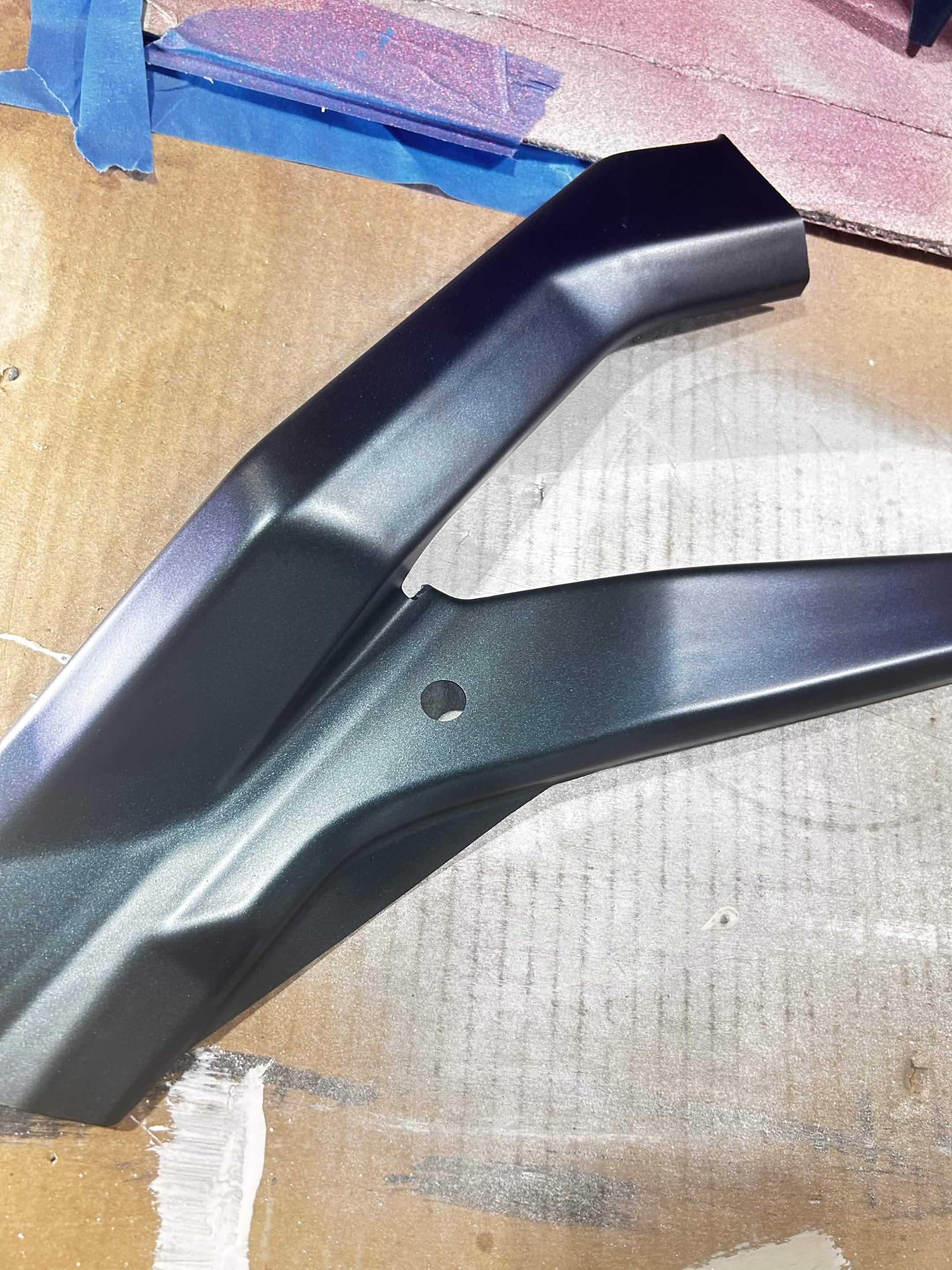 "Peacock Sapphire" Coated Frame Guards for Surron LBX