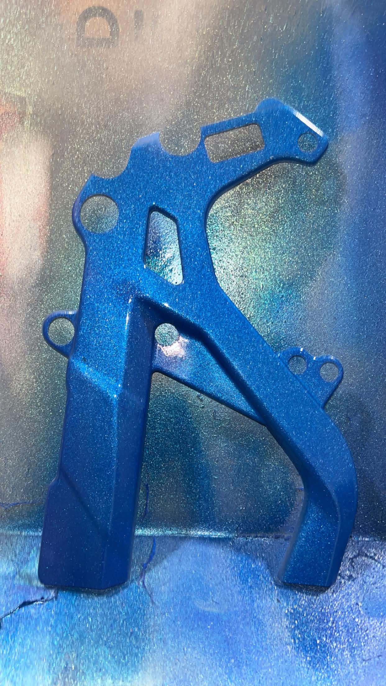 "Sparkle Blue" Coated Surron LBX Frame Guards