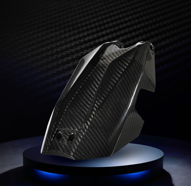 Real Carbon Fiber Battery Cover for Talaria Sting-High Strength Battery Guard Cover Talaria Sting r Bike Carbon Fiber for Talaria Sting r Bike Accessories Talaria Sting MX3/MX4 Electric Dirt Bike