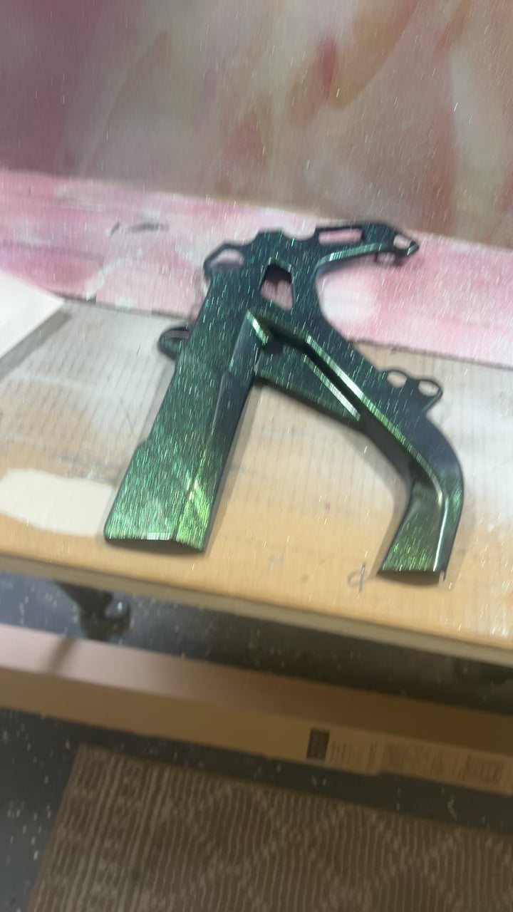 “Chameleon Teal” Coated Surron LBX Frame Guards